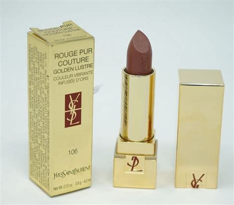 yves saint laurent rossetti golden lustre 102|Yves Saint Laurent Rouge Pur Couture Golden Lustre Lipstick.